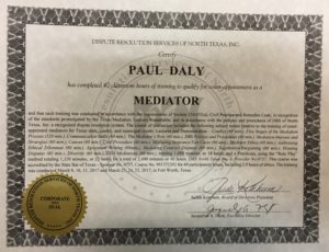 Paul Daly Mediator